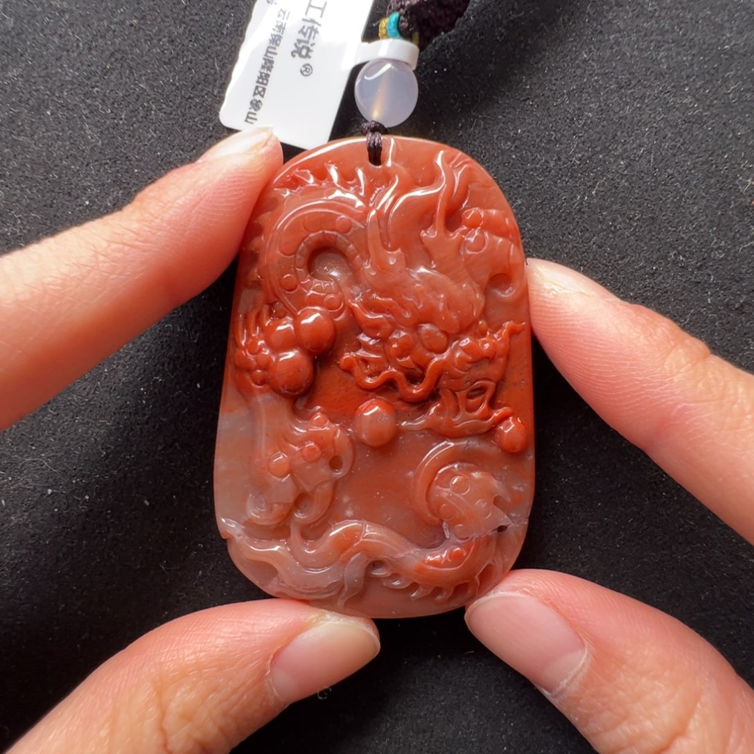 石英质玉（黄龙玉）未镶嵌配饰780