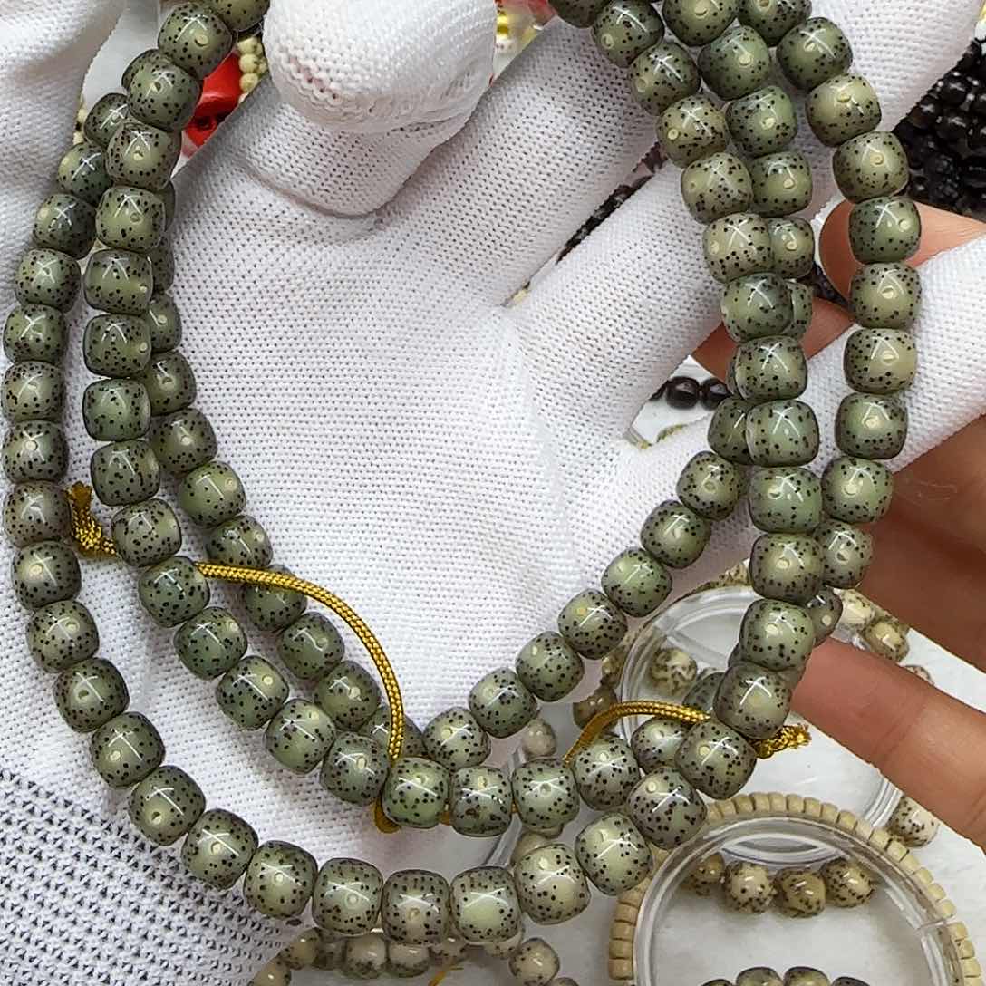 星月菩提吊坠星月菩提绿冰大眼