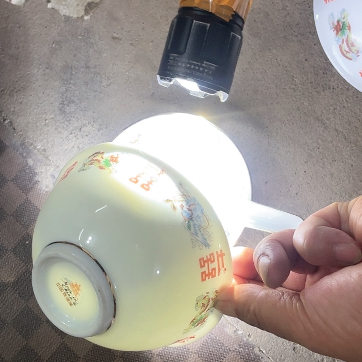 【闪购商品】瓷片景德镇陶瓷12.5公分3件套