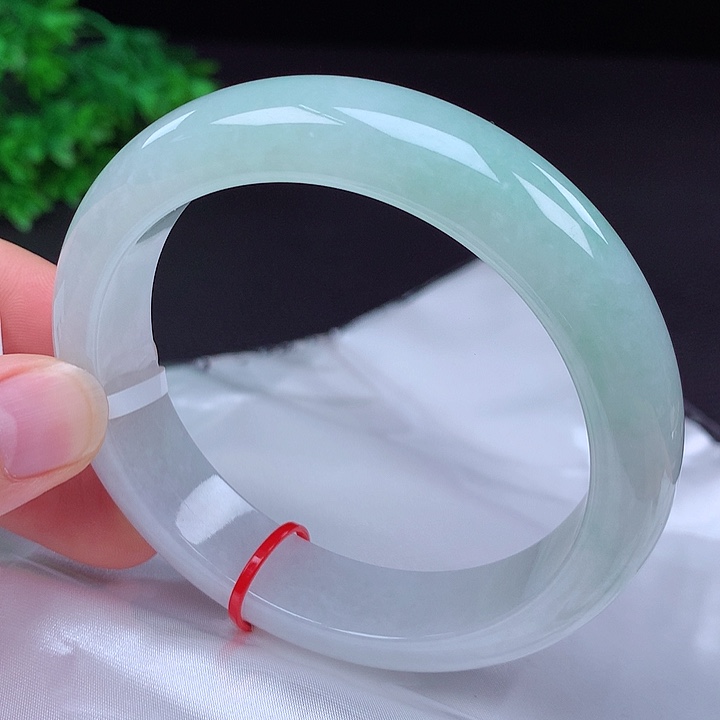 翡翠未镶嵌手镯62圈口432711