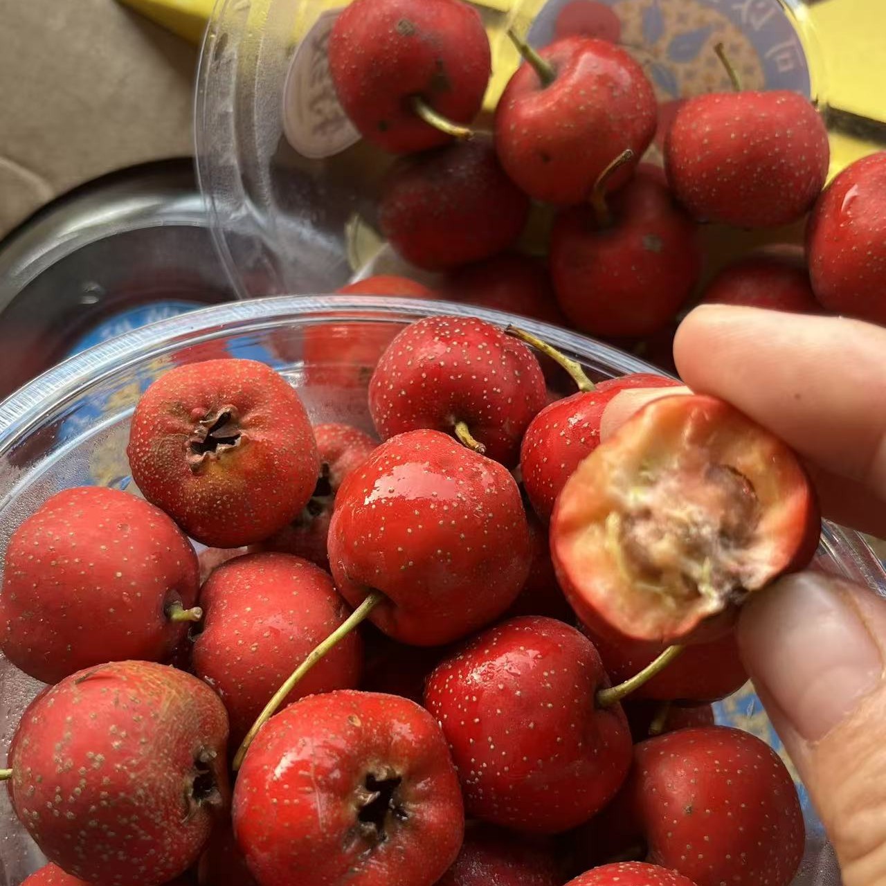 新鲜山楂果(两盒装)