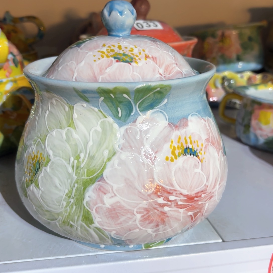 景德镇手绘高温釉下彩陶瓷茶具