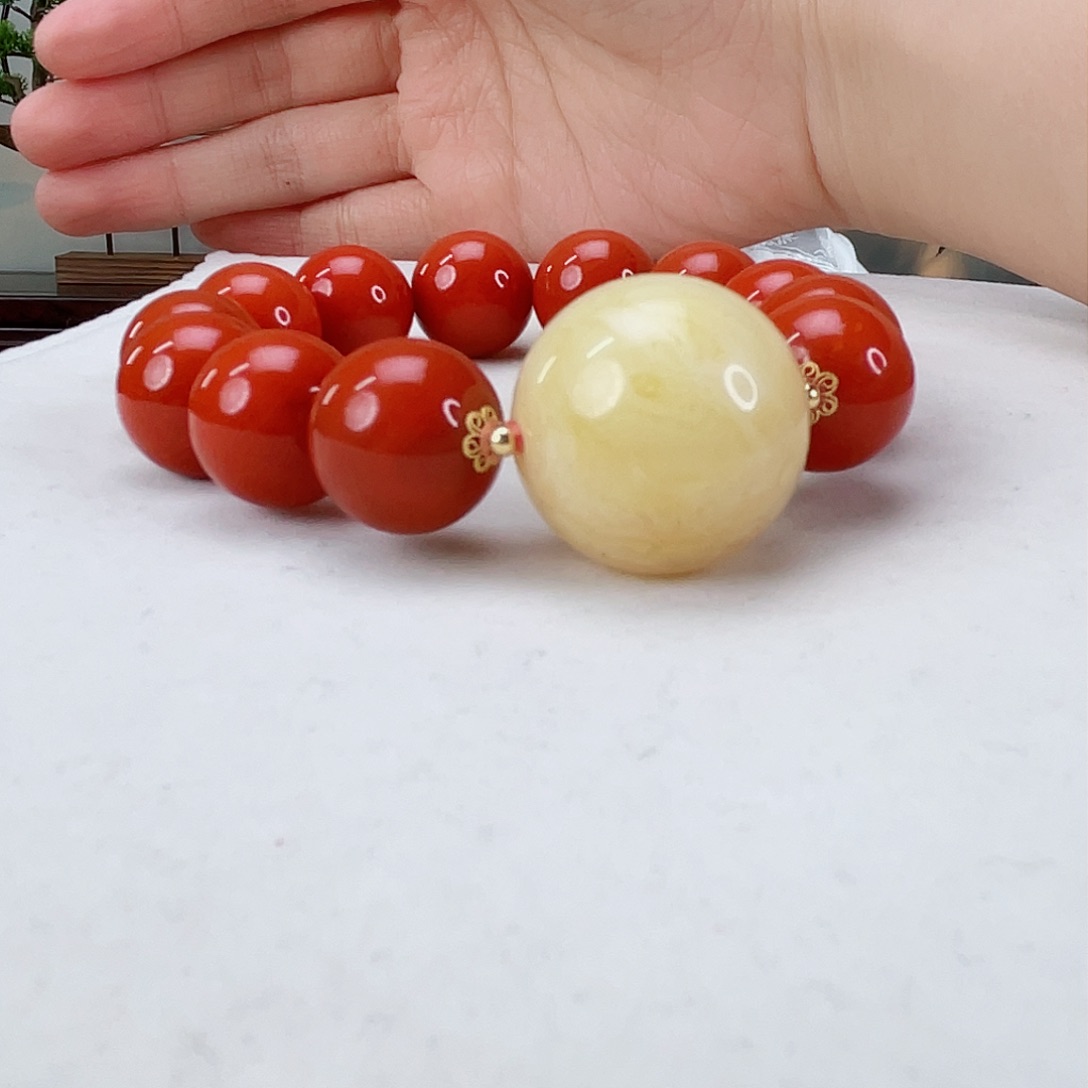 南红玛瑙手链未镶嵌南红16