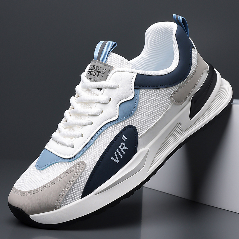 361自由系列2025秋季正品男鞋网面透气休闲运动鞋软底学生跑步鞋 