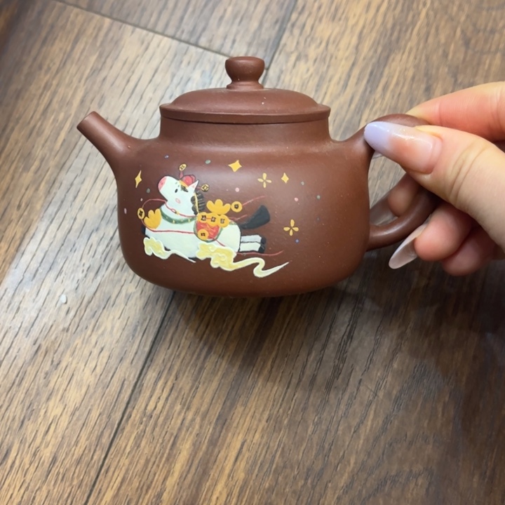 紫砂茶壶莹小四紫砂