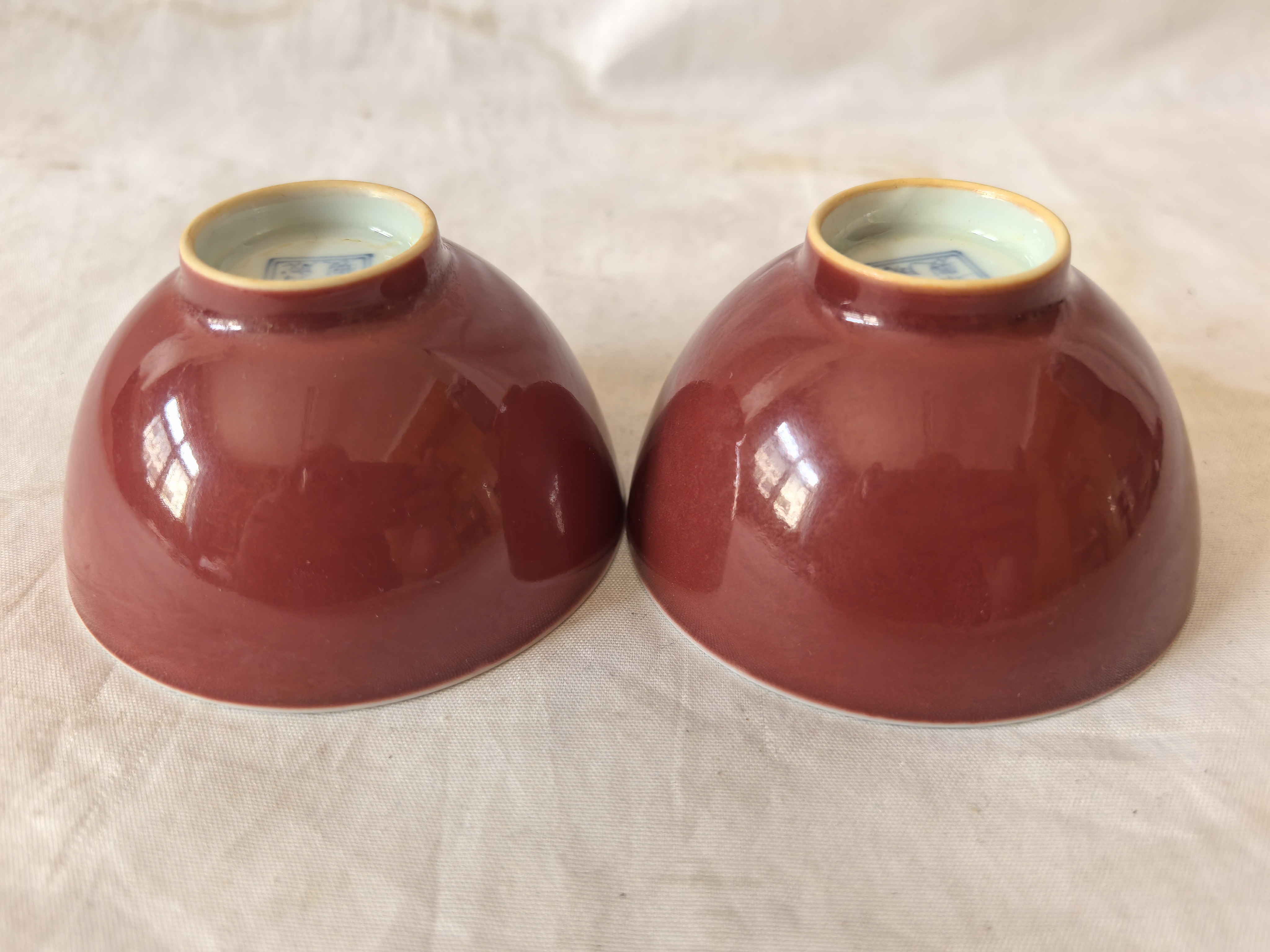 豇豆红玉兰杯收藏佳品三火瓷器店放漏茶杯品茗杯茶具陶瓷