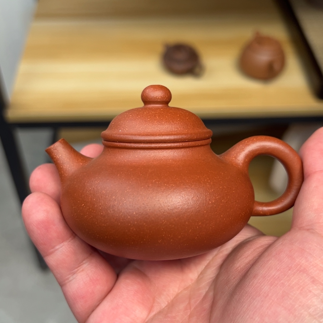 茶壶紫砂100cc红降坡容天