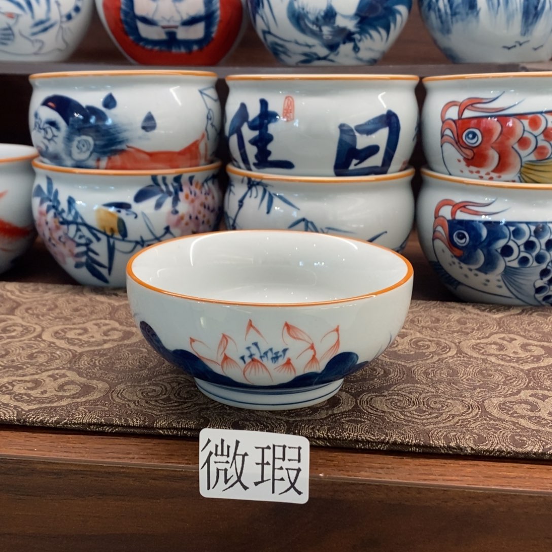 釉下彩手工绘制手工绘制