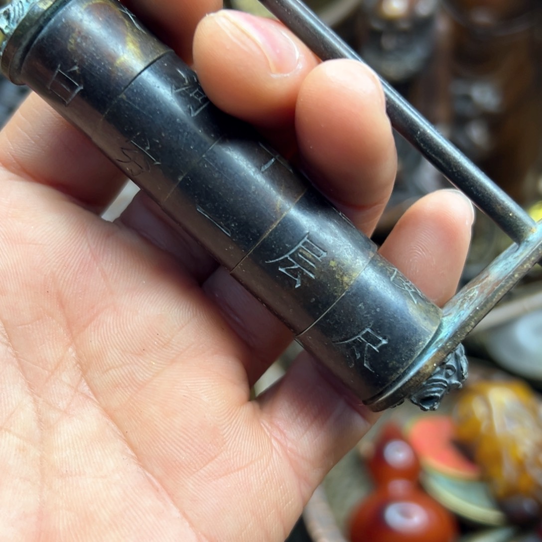 铜摆件欢迎欢迎你