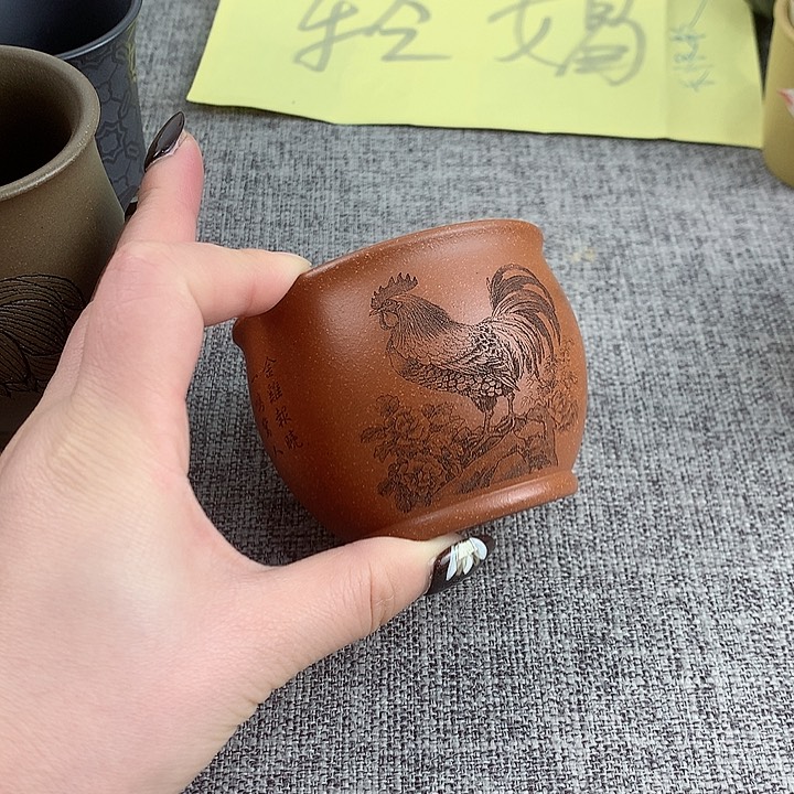 紫砂茶杯高端主人杯