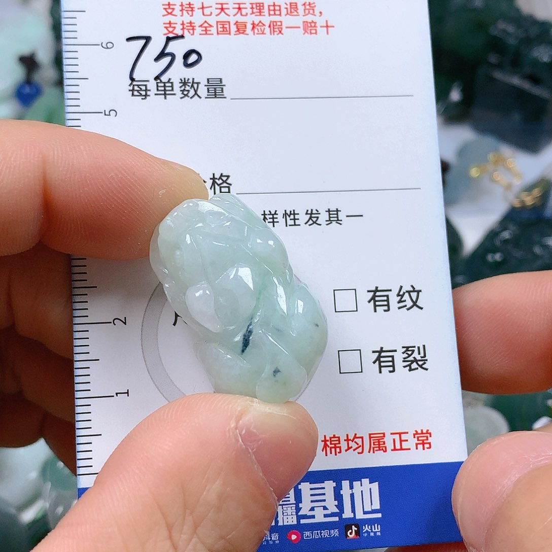 翡翠颈饰未镶嵌天然翡翠