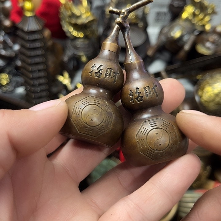 顺顺利利，铜器摆件