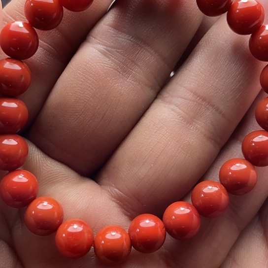 南红玛瑙手串8未镶嵌