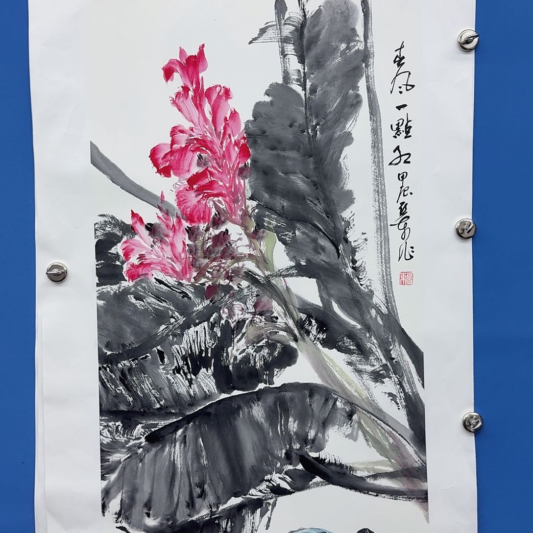 国画多次参加国内外大型书画篆刻