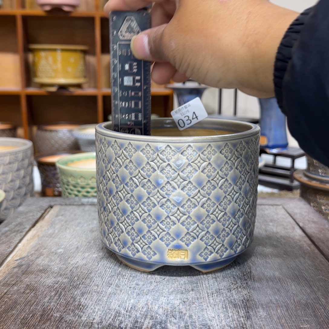 手工花盆 034 内口口径  11.5 cm 