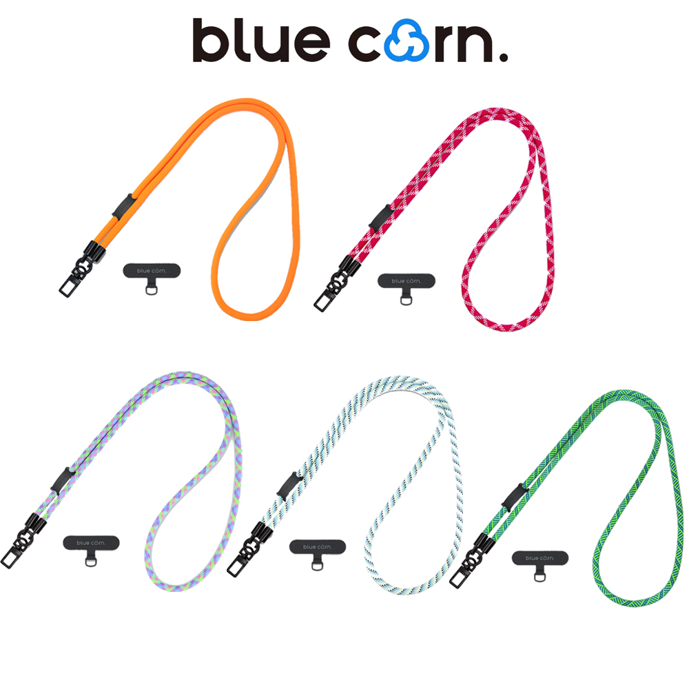 bluecorn 伊亚伊原创7mm时尚百搭多巴胺通用防丢斜跨肩带手机挂绳