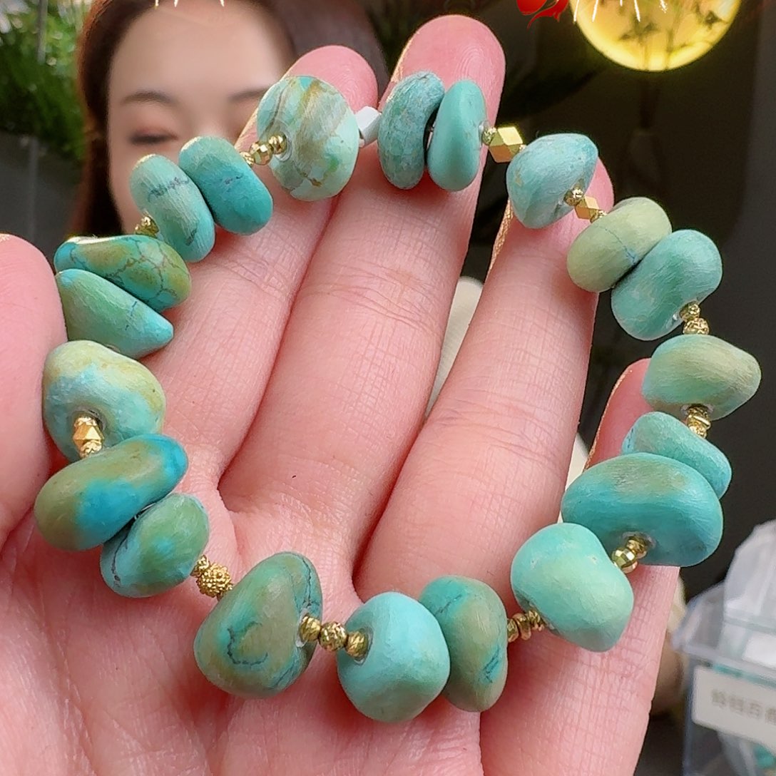 绿松石珠宝奇石未镶嵌