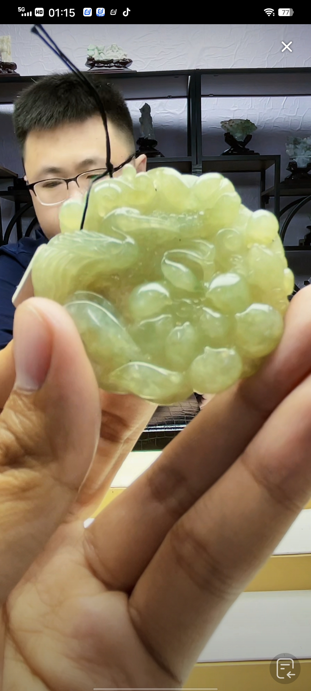 定制翡翠未镶嵌毛货02070061