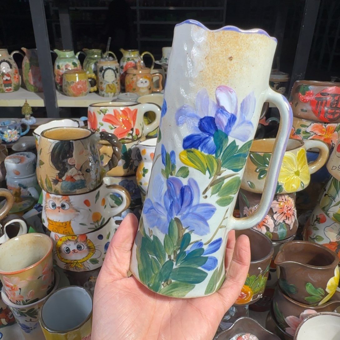 紫砂景德镇手工陶瓷釉下彩正品45