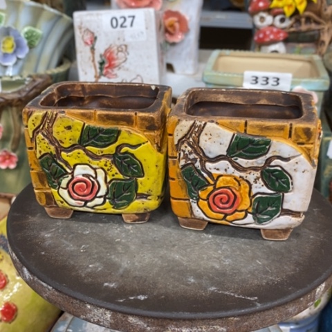 【闪购商品】红陶粗陶材质多肉花盆