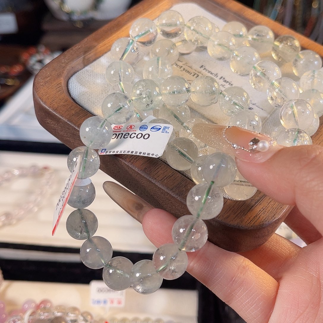 紫晶手绳合金水灵