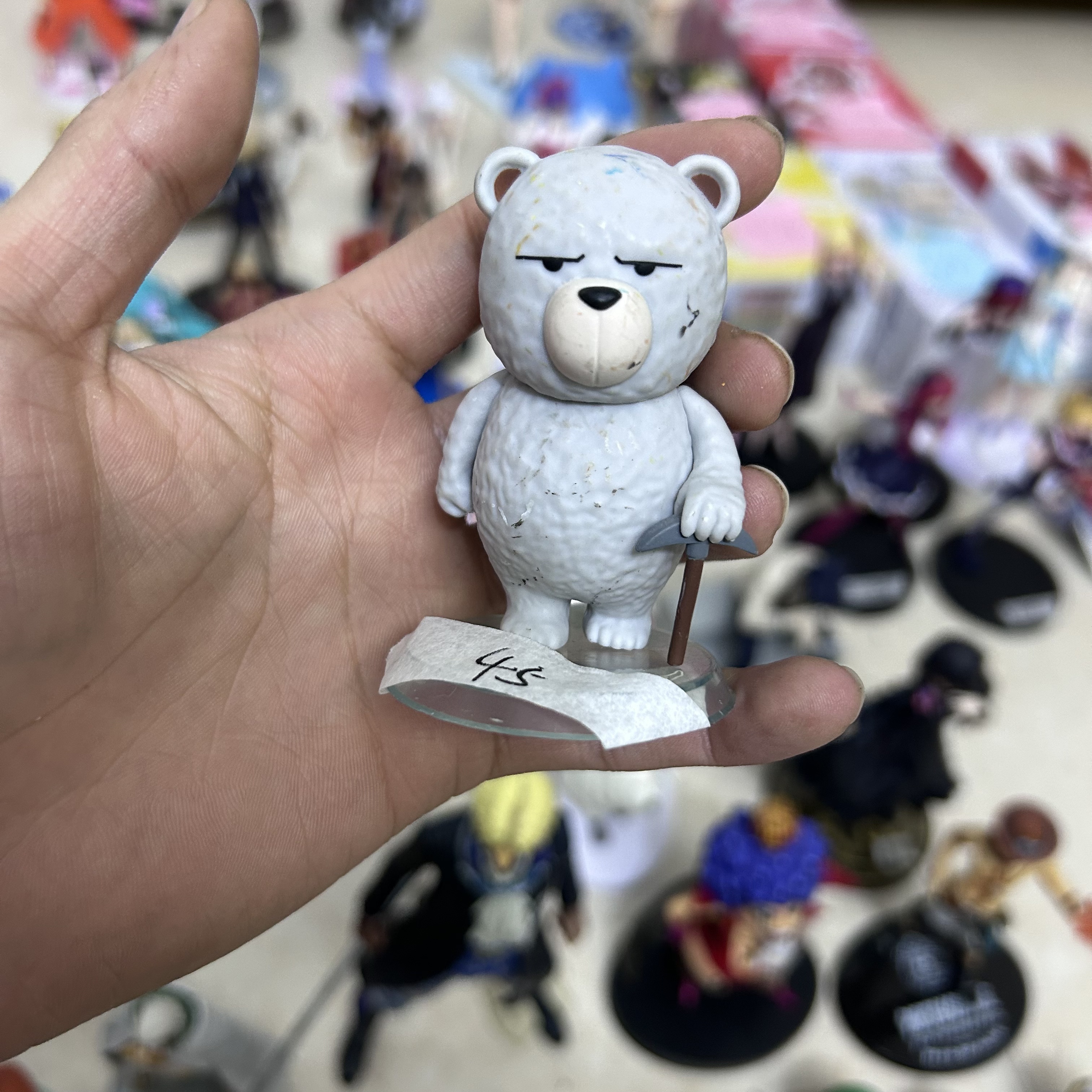 正版无盒 海贼王 一番赏 登山熊 景品手办