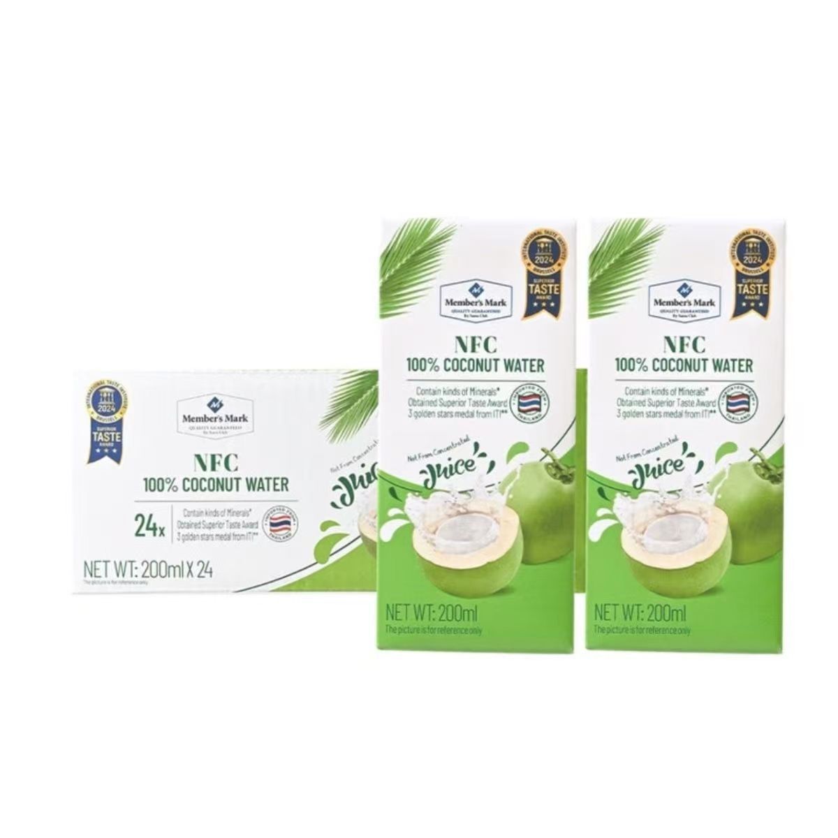 MM泰国进口椰子水200ml*24饮料