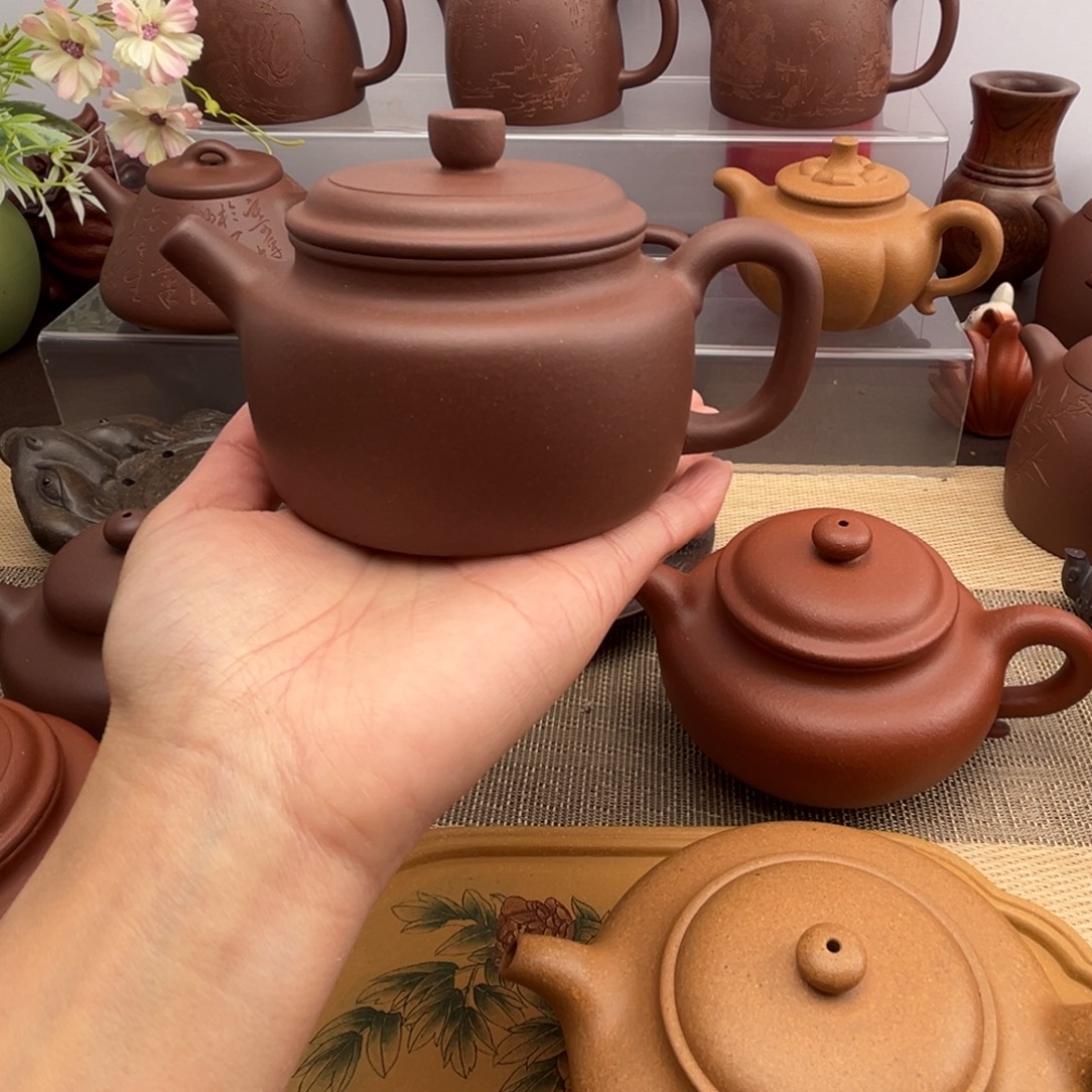 紫砂茶壶底槽清德钟微瑕