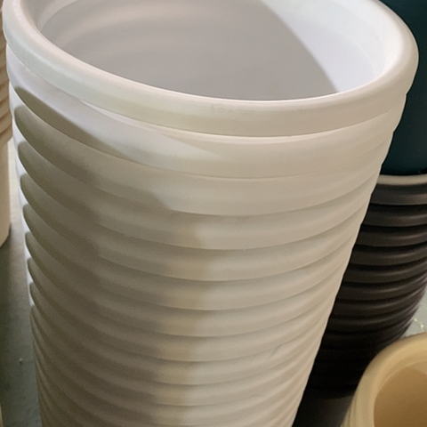 树脂四季8号5个无托白色