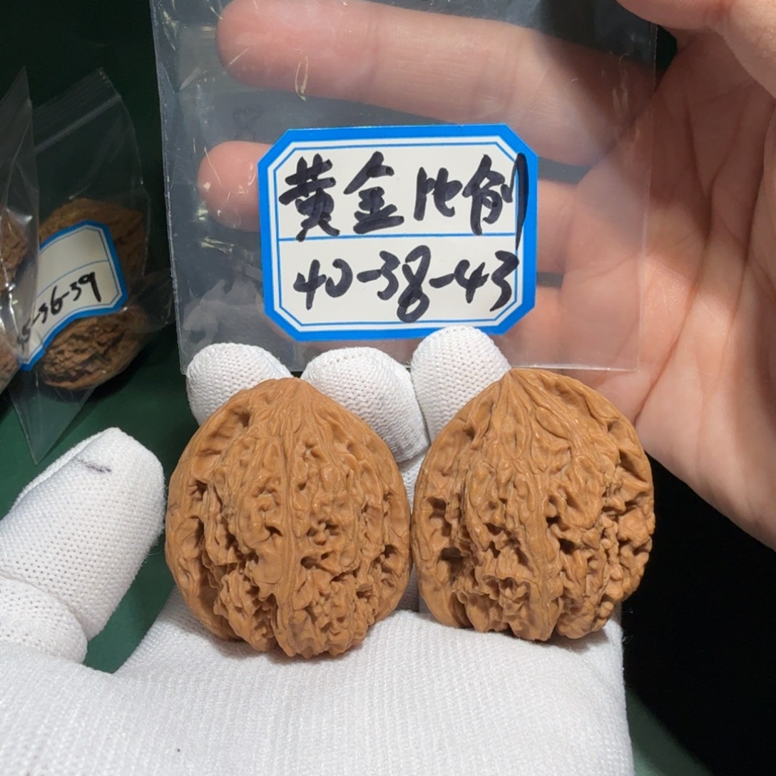 文玩核桃吊坠南疆黄金比例9