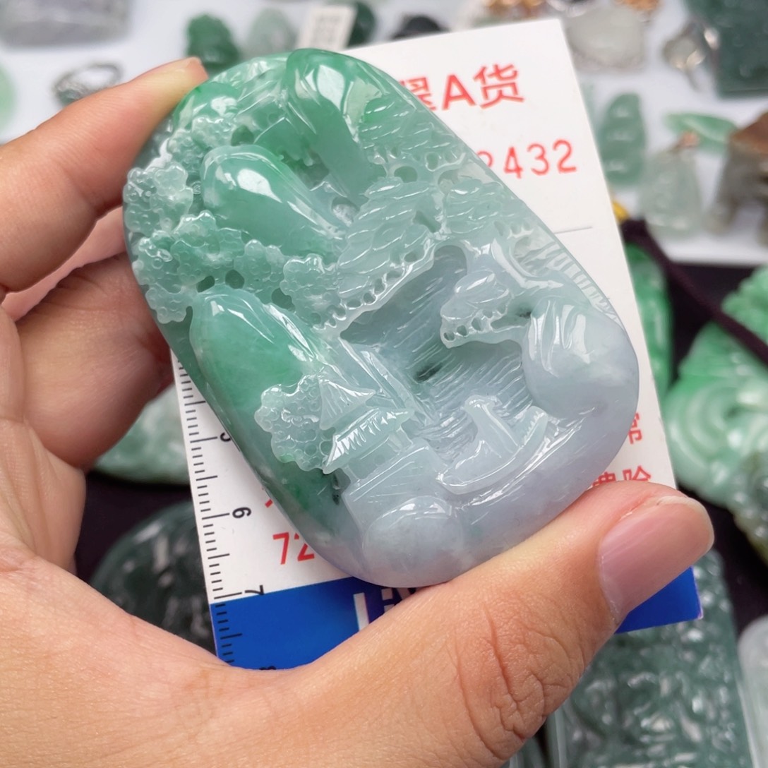 翡翠颈饰未镶嵌9658865865888