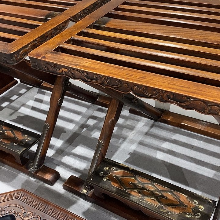 木用****9黄花梨马扎一对