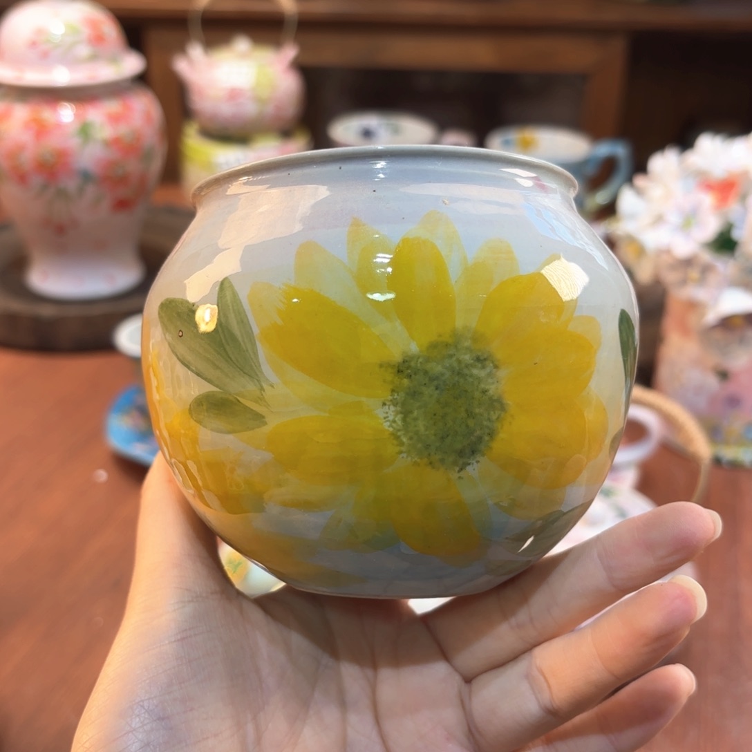 景德镇手绘高温釉下彩陶瓷茶具