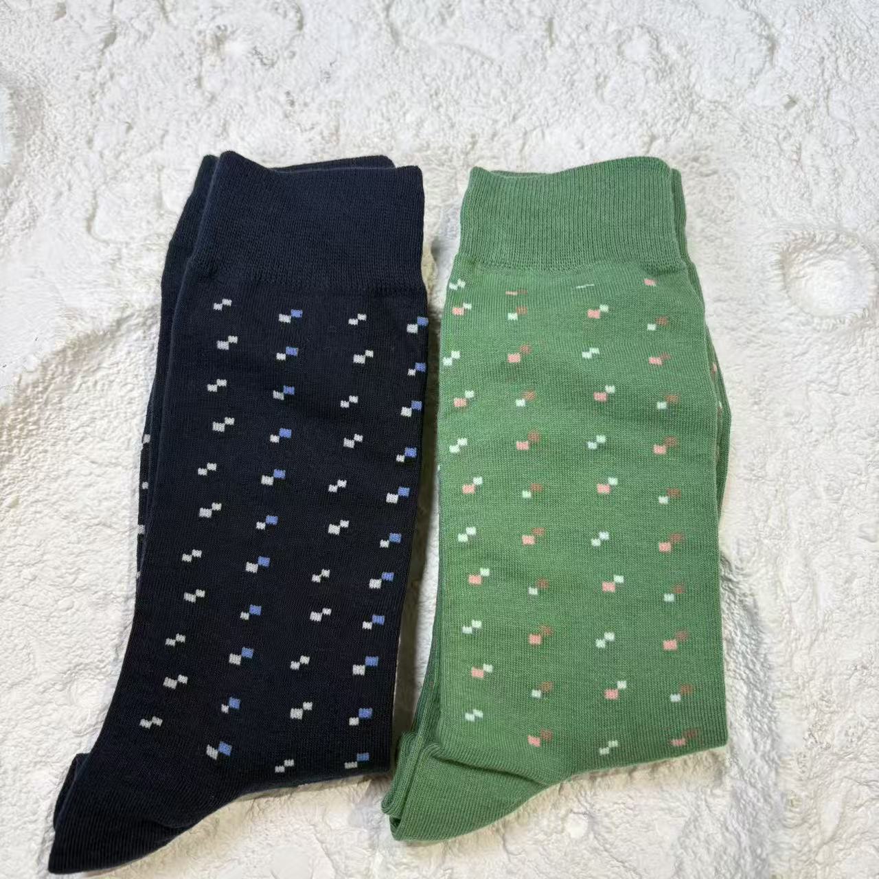 果妈家韩国进口KSOX男士图案棉质花色英伦中筒袜冬季秋冬袜子棉袜