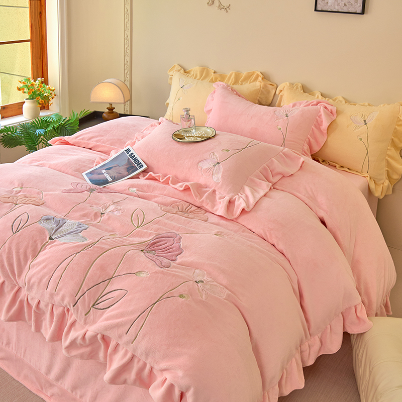 高端四件套 【孤品】高端轻奢床品四件套以直播间实物为准   3