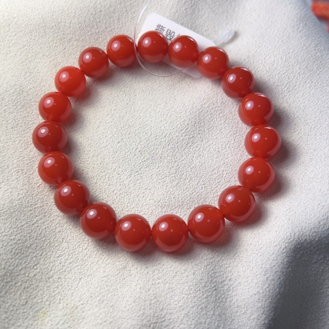 未镶嵌南红玛瑙手串