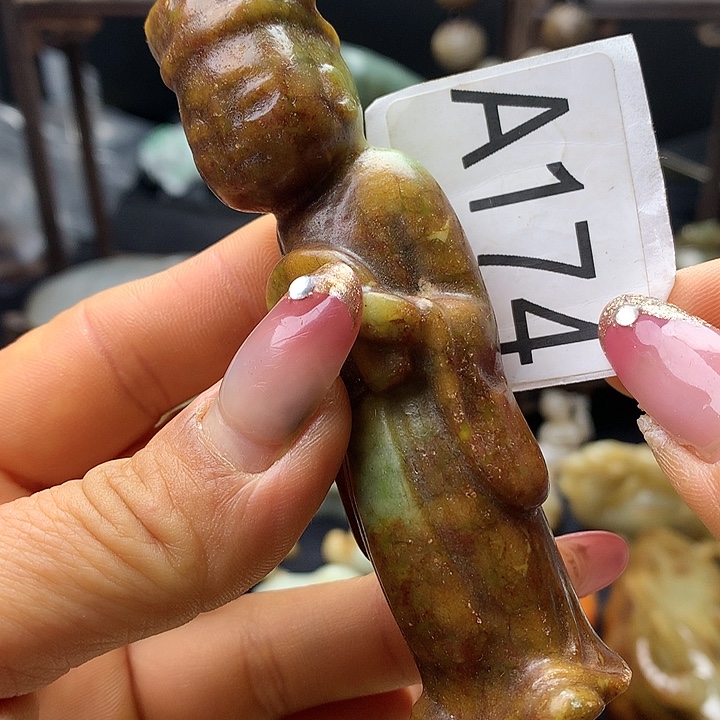 和田玉（糖玉）未镶嵌车挂