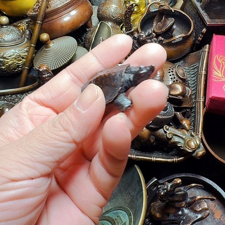 铜器摆件收收藏藏