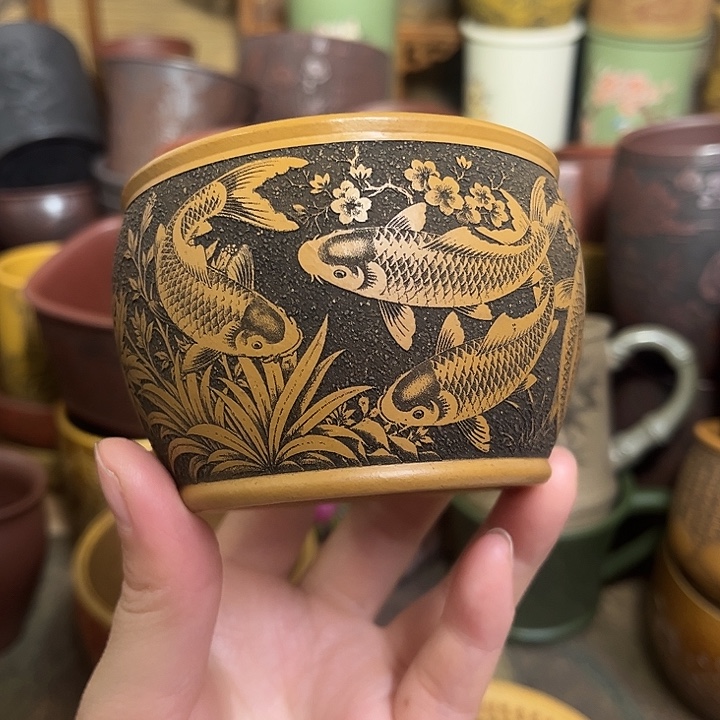 紫砂茶杯宜兴紫砂茶具正品