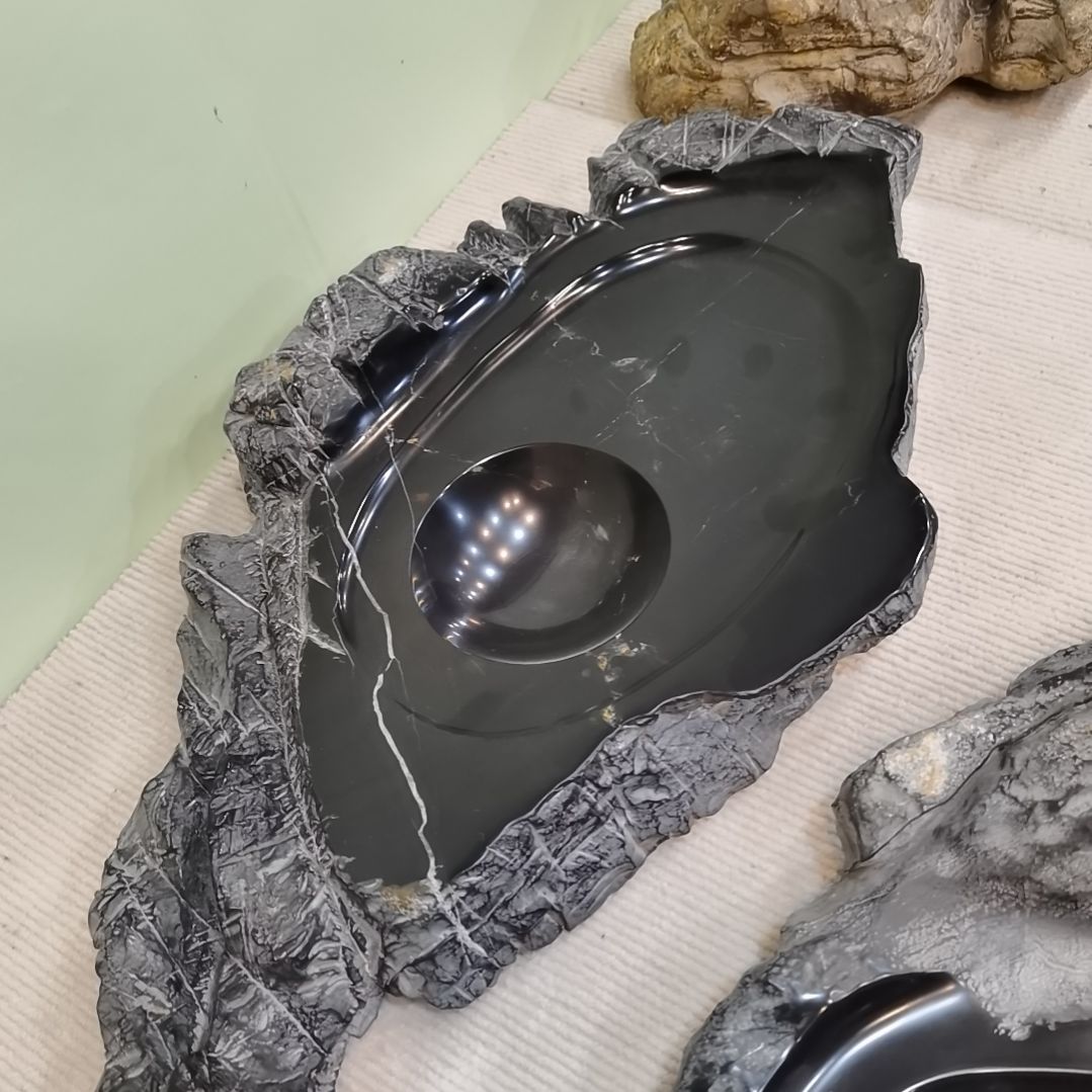 灵璧原石砚台摆件