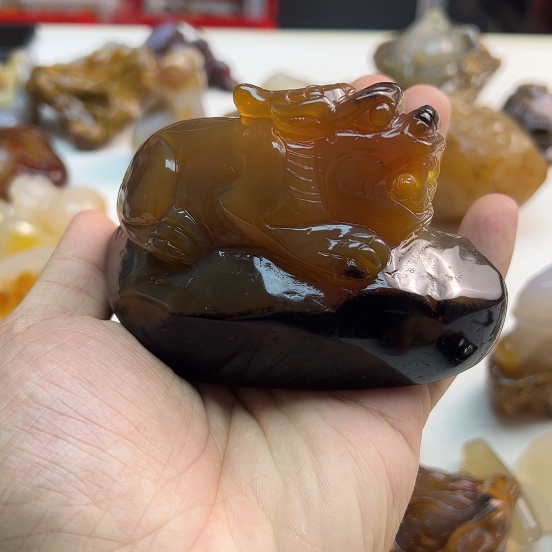 玛瑙/玉髓合金颈饰