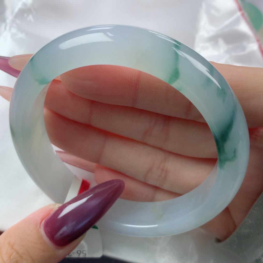 未镶嵌手镯翡翠缅甸天然翡翠A货56