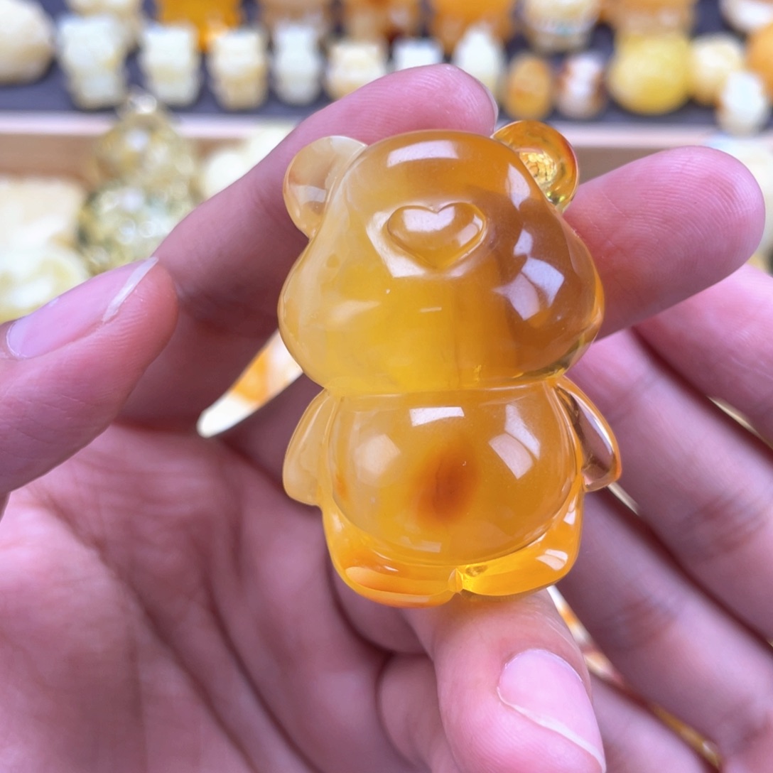 琥珀未镶嵌裸石蜜蜡