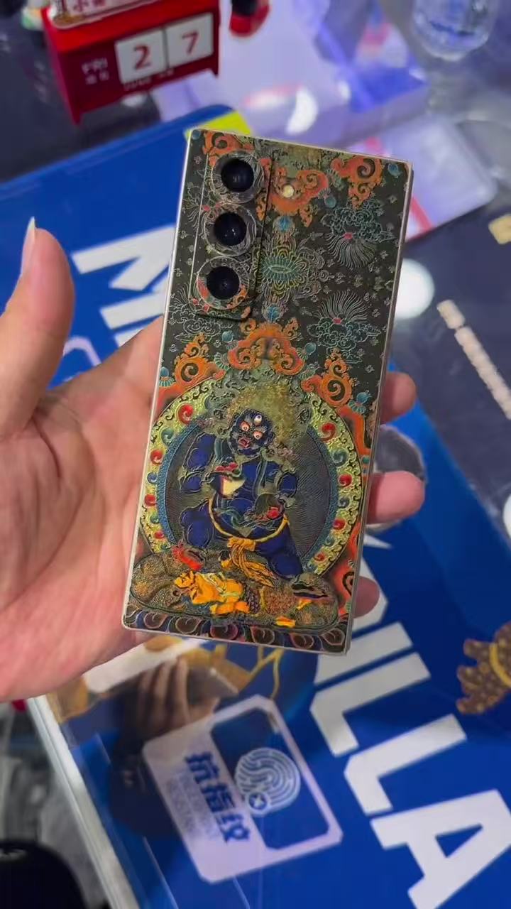 拍一送一适用于三星W25全包膜裸机感轻薄潮大气耐磨防磕碰唐卡