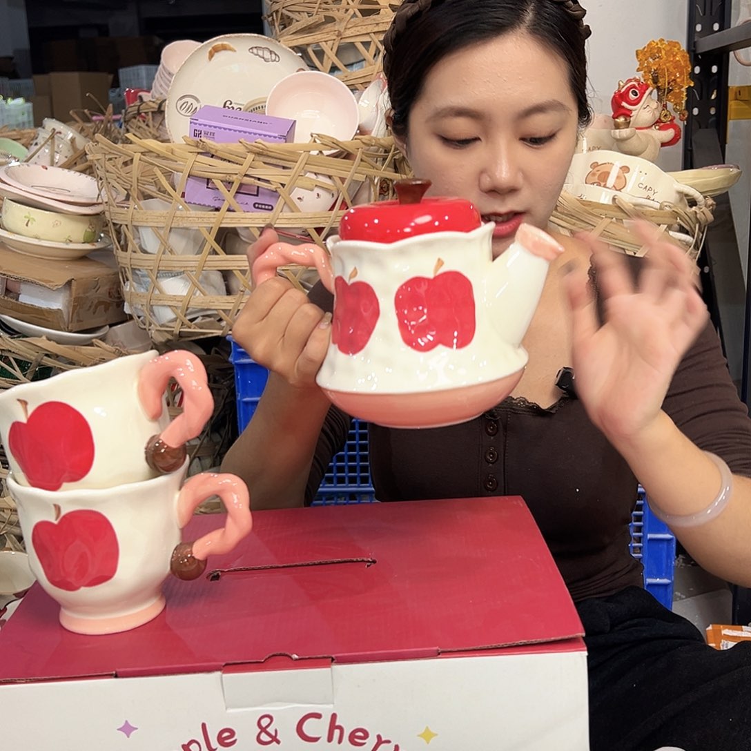 摆件潮州陶瓷餐具微瑕