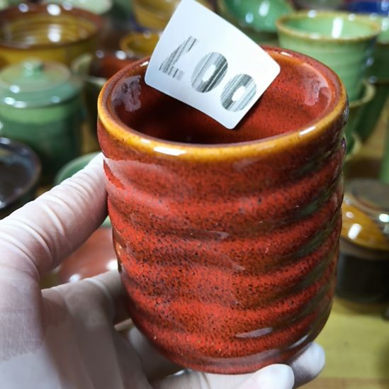 ****草瓷片磁州窑五厂盘碗壶杯有瑕疵