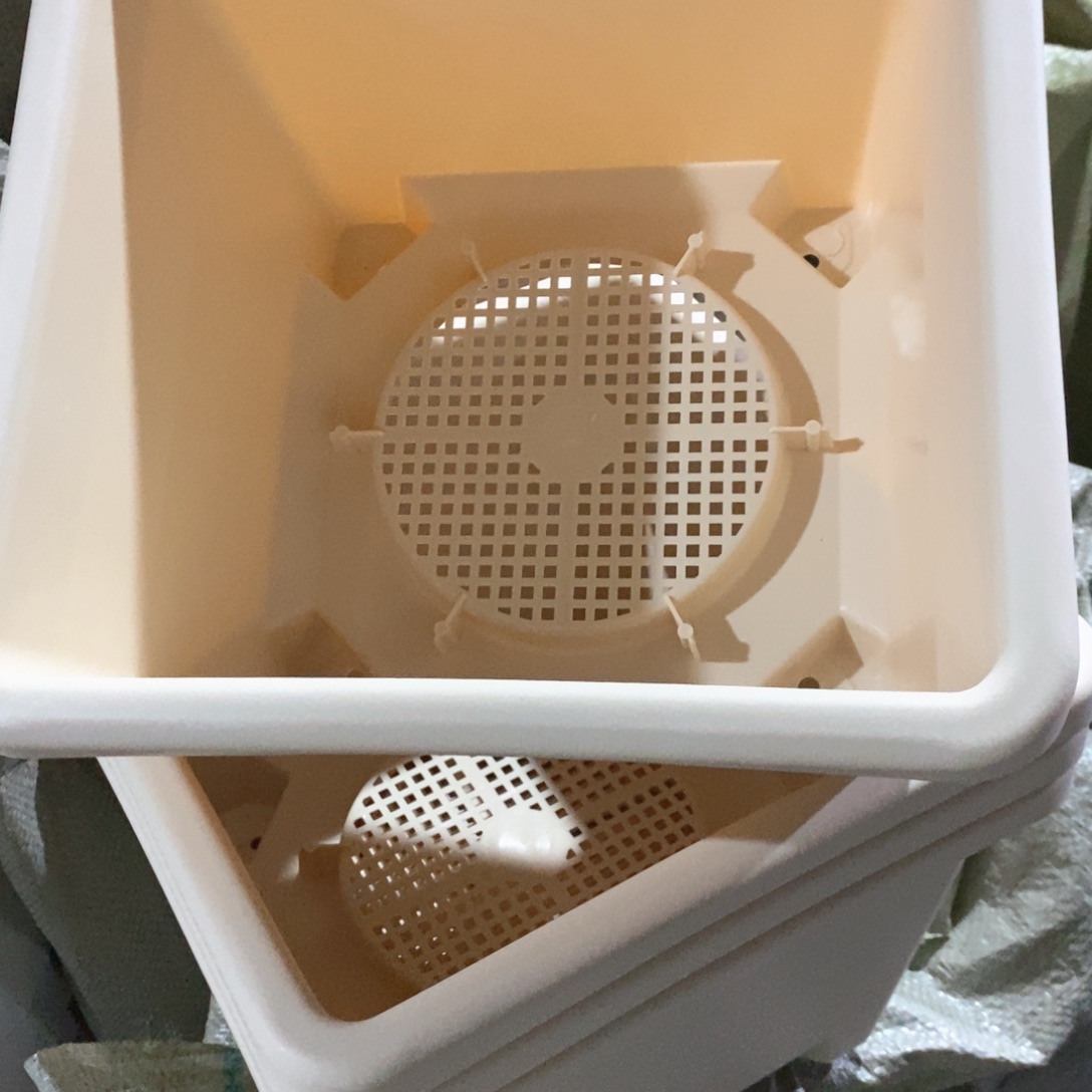 树脂4个米色球根方无托