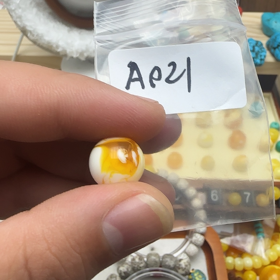 非金属卡13.7mm圆珠