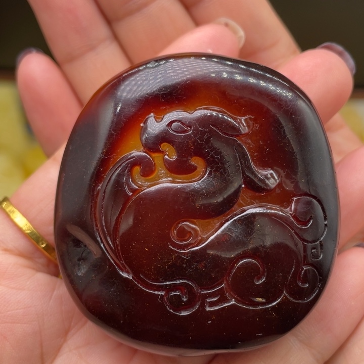 琥珀吊坠(不含链)未镶嵌