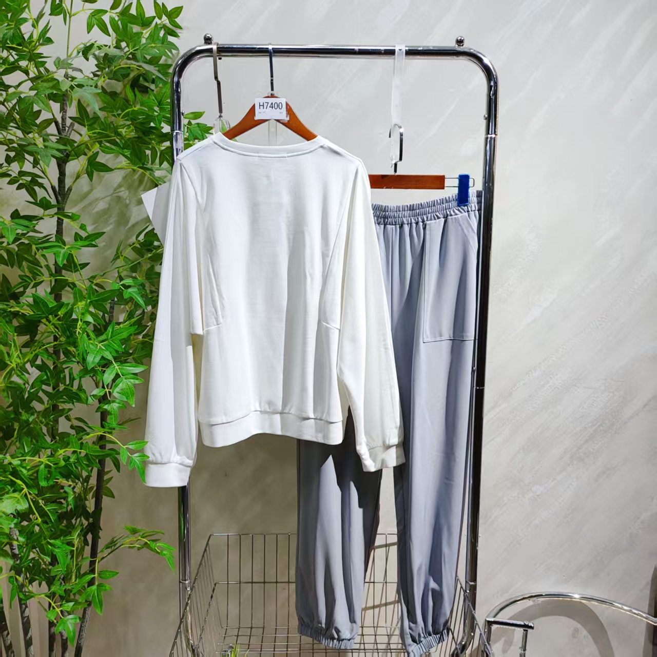 【H7400】女士气质轻奢百搭休闲套装